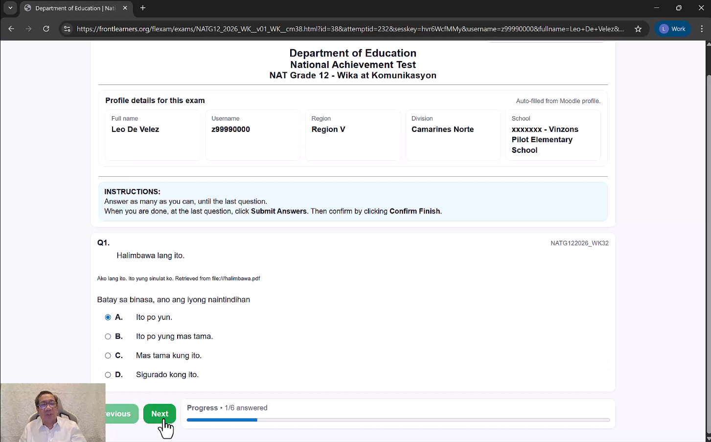 All activities completed